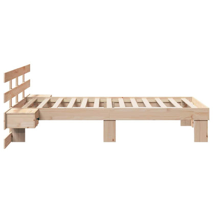 Struttura del letto Marrone 80 x 200 cm Pino massello | homemem39