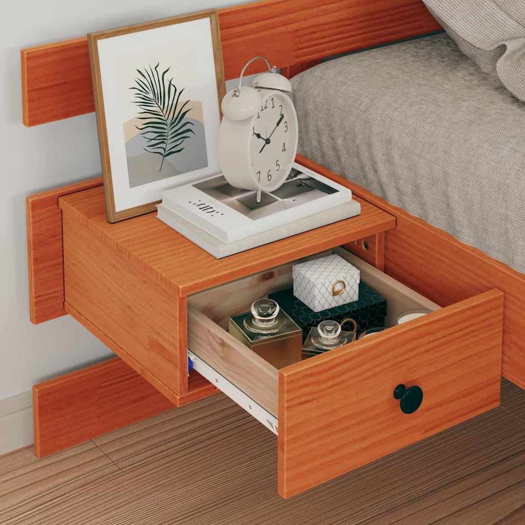 Struttura del letto Marrone cerato 80 x 200 cm Pino massello