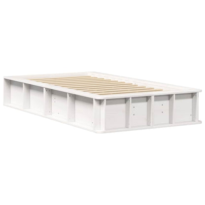 Struttura del letto Bianco 75 x 190 cm Pino massello | homemem39
