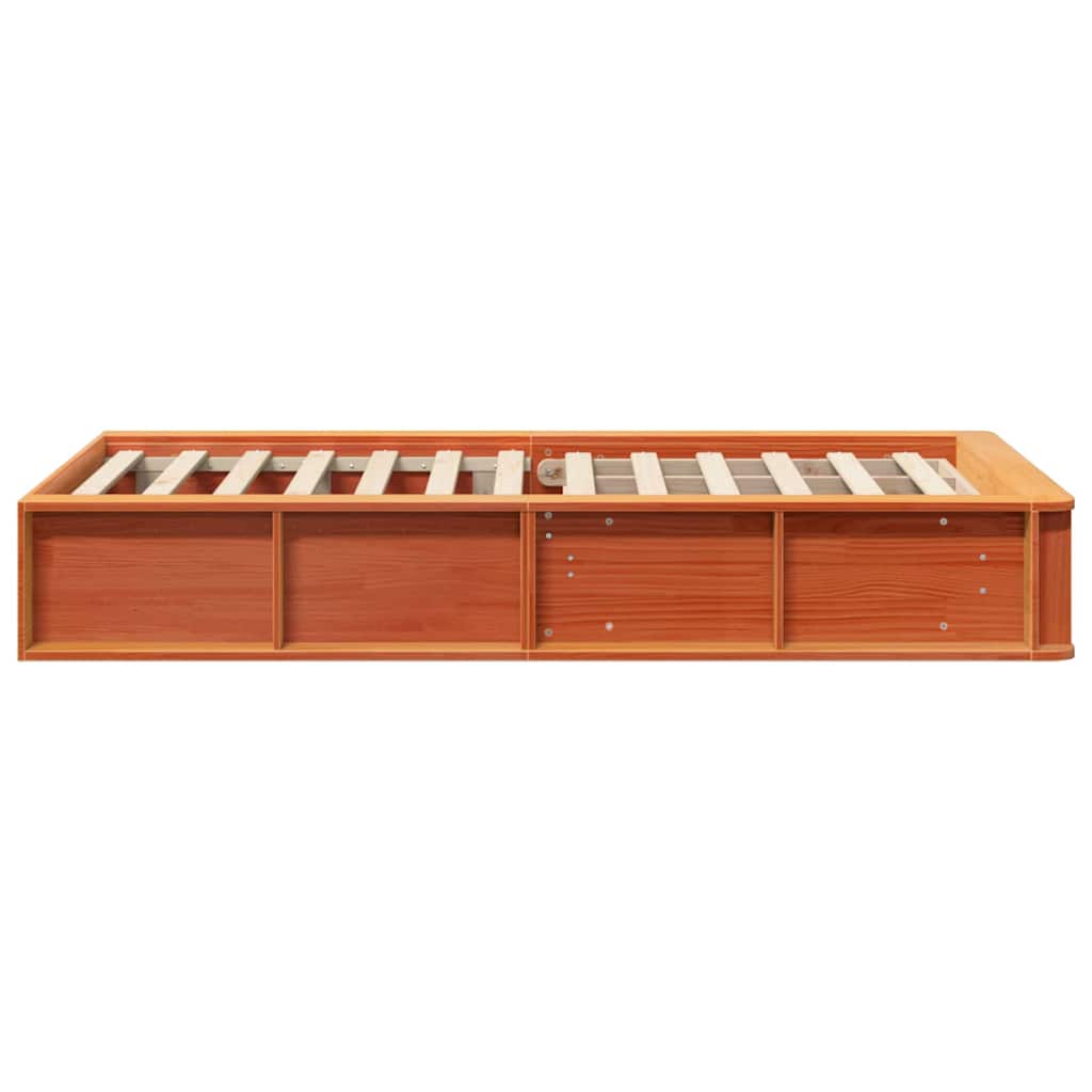 Struttura del letto Marrone cerato 75 x 190 cm Pino massello | homemem39