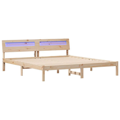 Struttura del letto Marrone 180 x 200 cm Pino massello | homemem39
