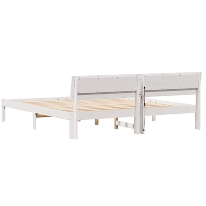Struttura del letto Bianco 180 x 200 cm Pino massello | homemem39