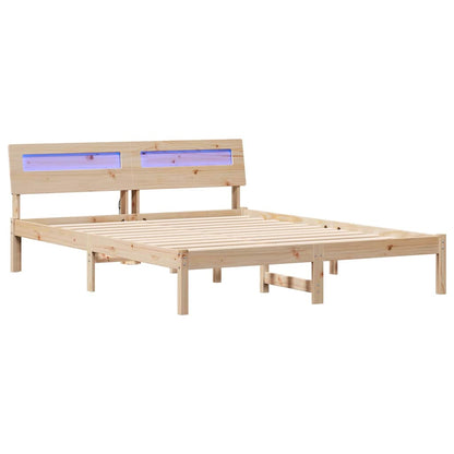Struttura del letto Marrone 150 x 200 cm Pino massello | homemem39