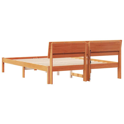 Struttura del letto Marrone cerato 150 x 200 cm Pino massello