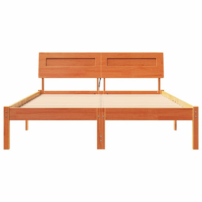 Struttura del letto Marrone cerato 120 x 200 cm Pino massello | homemem39