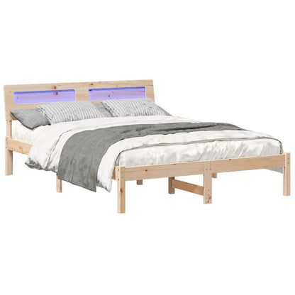 Struttura del letto Marrone 140 x 190 cm Pino massello | homemem39