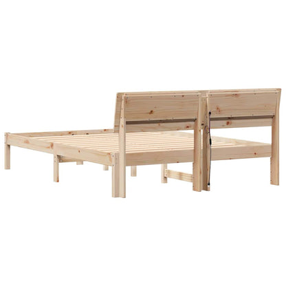 Struttura del letto Marrone 120 x 190 cm Pino massello | homemem39
