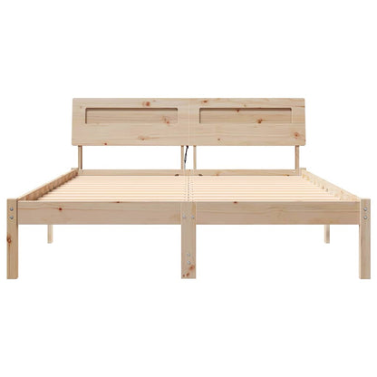 Struttura del letto Marrone 120 x 190 cm Pino massello | homemem39