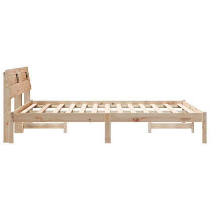 Struttura del letto Marrone 120 x 190 cm Pino massello | homemem39