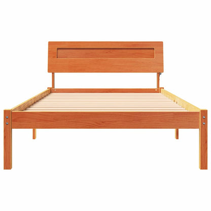 Struttura del letto Marrone cerato 100 x 200 cm Pino massello | homemem39