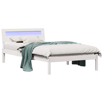 Struttura del letto Bianco 90 x 200 cm Pino massello | homemem39