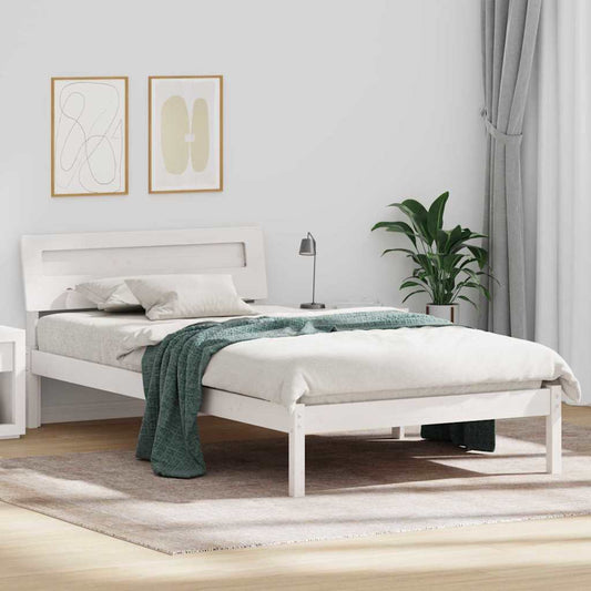 Struttura del letto Bianco 80 x 200 cm Pino massello | homemem39
