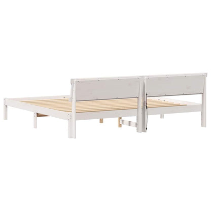 Struttura del letto Bianco 180 x 200 cm Pino massello | homemem39