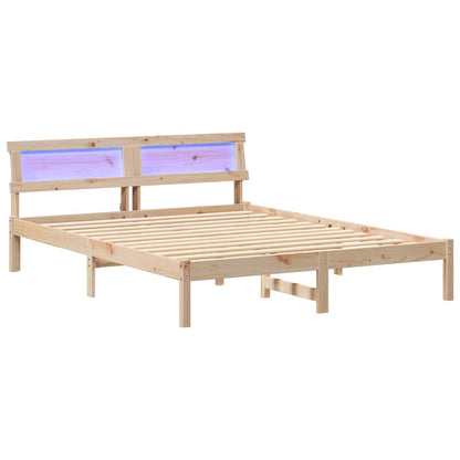 Struttura del letto Marrone 160 x 200 cm Pino massello | homemem39
