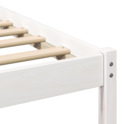 Struttura del letto Bianco 160 x 200 cm Pino massello | homemem39