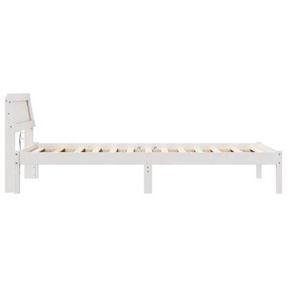 Struttura del letto Bianco 100 x 200 cm Pino massello | homemem39