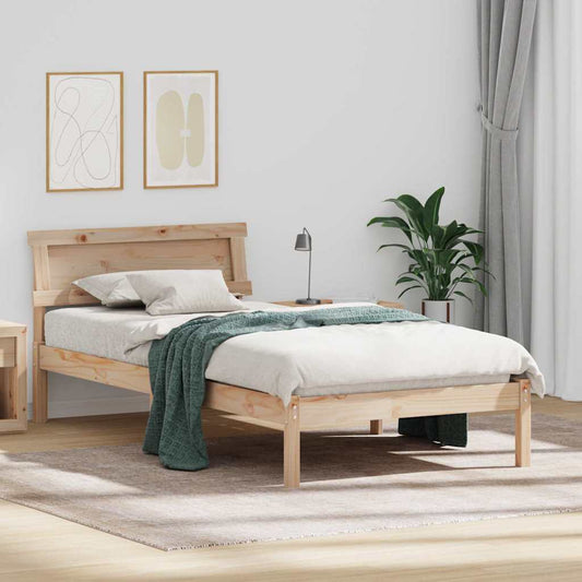 Struttura del letto Marrone 80 x 200 cm Pino massello | homemem39