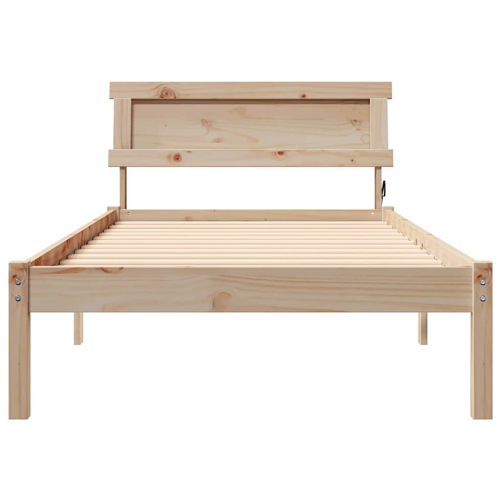 Struttura del letto Marrone 80 x 200 cm Pino massello | homemem39