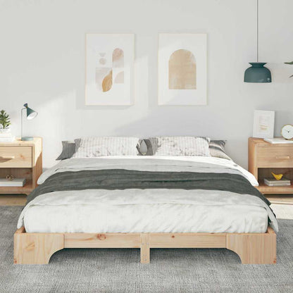 Struttura del letto Marrone 160 x 220 cm Pino massello | homemem39