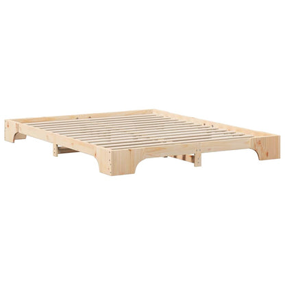 Struttura del letto Marrone 160 x 220 cm Pino massello | homemem39