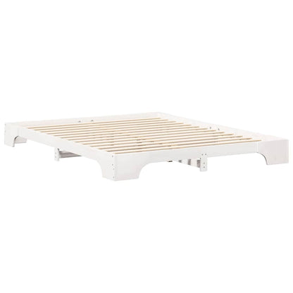 Struttura del letto Bianco 160 x 220 cm Pino massello | homemem39