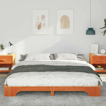 Struttura del letto Marrone 200 x 220 cm Pino massello | homemem39