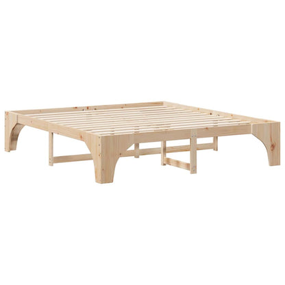 Struttura del letto Marrone 180 x 200 cm Pino massello | homemem39