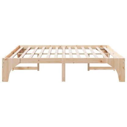 Struttura del letto Marrone 180 x 200 cm Pino massello | homemem39