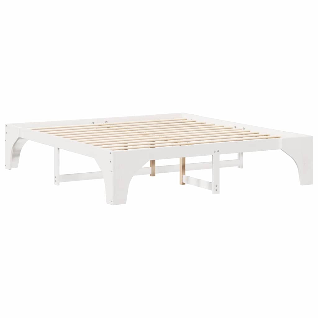 Struttura del letto Bianco 180 x 200 cm Pino massello | homemem39
