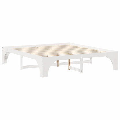 Struttura del letto Bianco 180 x 200 cm Pino massello | homemem39