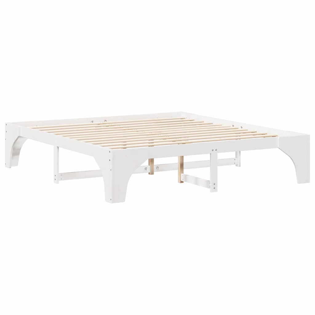 Struttura del letto Bianco 180 x 200 cm Pino massello | homemem39