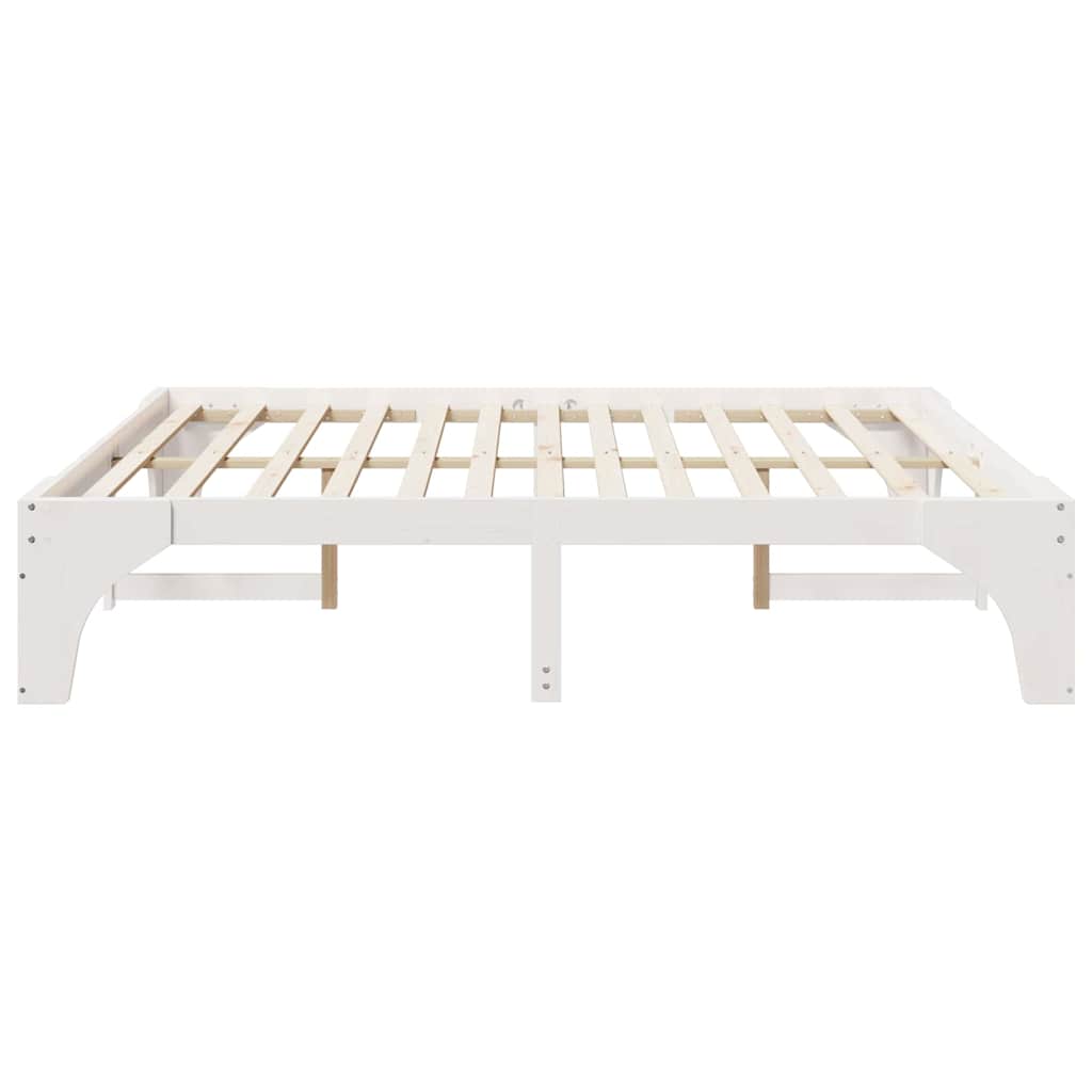 Struttura del letto Bianco 180 x 200 cm Pino massello | homemem39