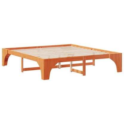 Struttura del letto Marrone 180 x 200 cm Pino massello | homemem39