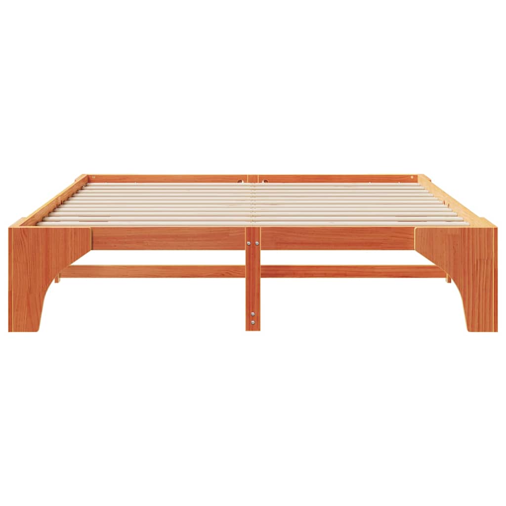 Struttura del letto Marrone 180 x 200 cm Pino massello | homemem39