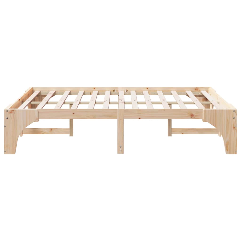 Struttura del letto Marrone 150 x 200 cm Pino massello | homemem39