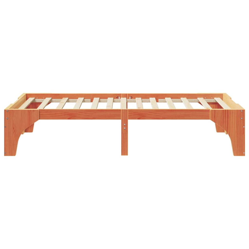Struttura del letto Marrone 90 x 190 cm Pino massello | homemem39