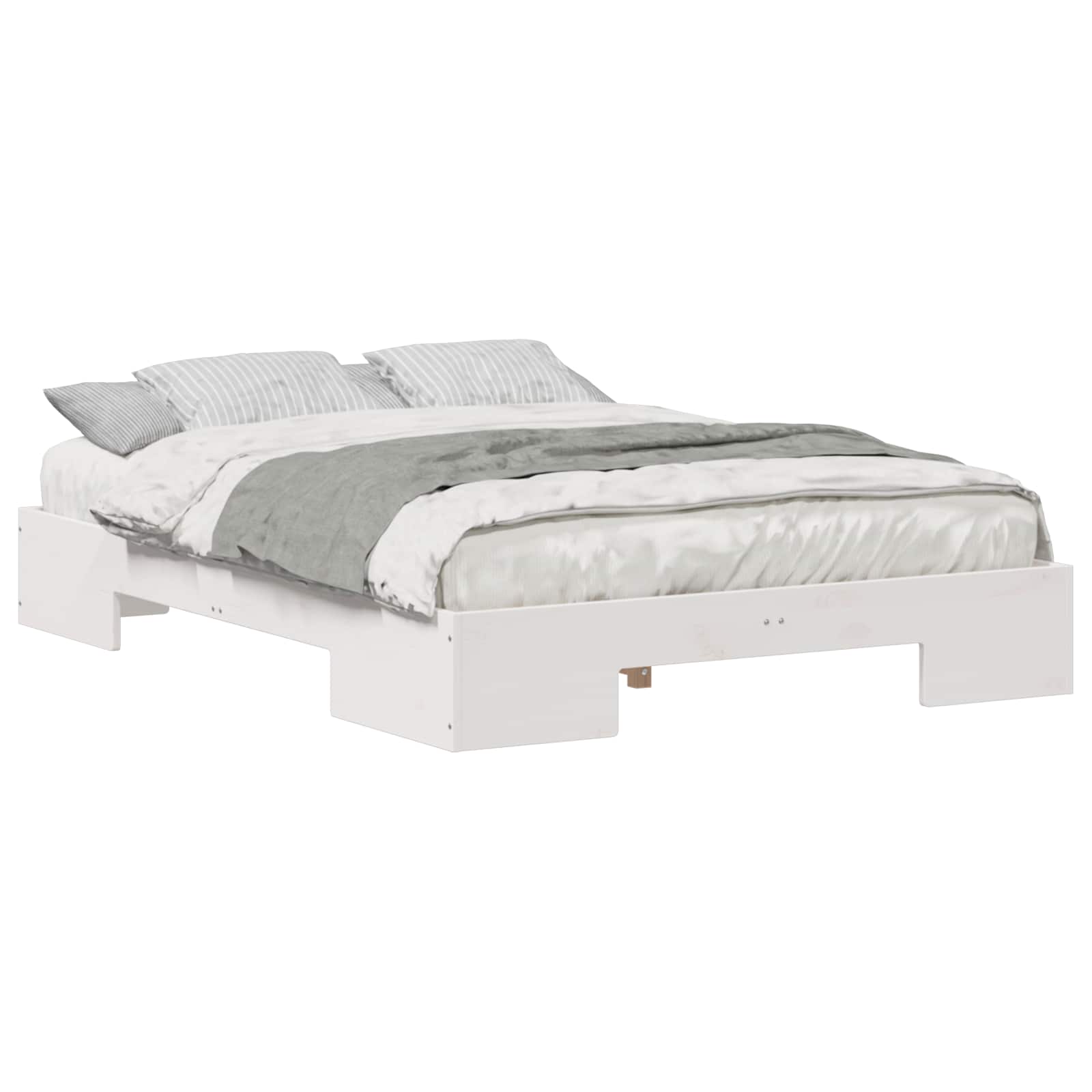 Struttura del letto Bianco 135 x 190 cm | homemem39