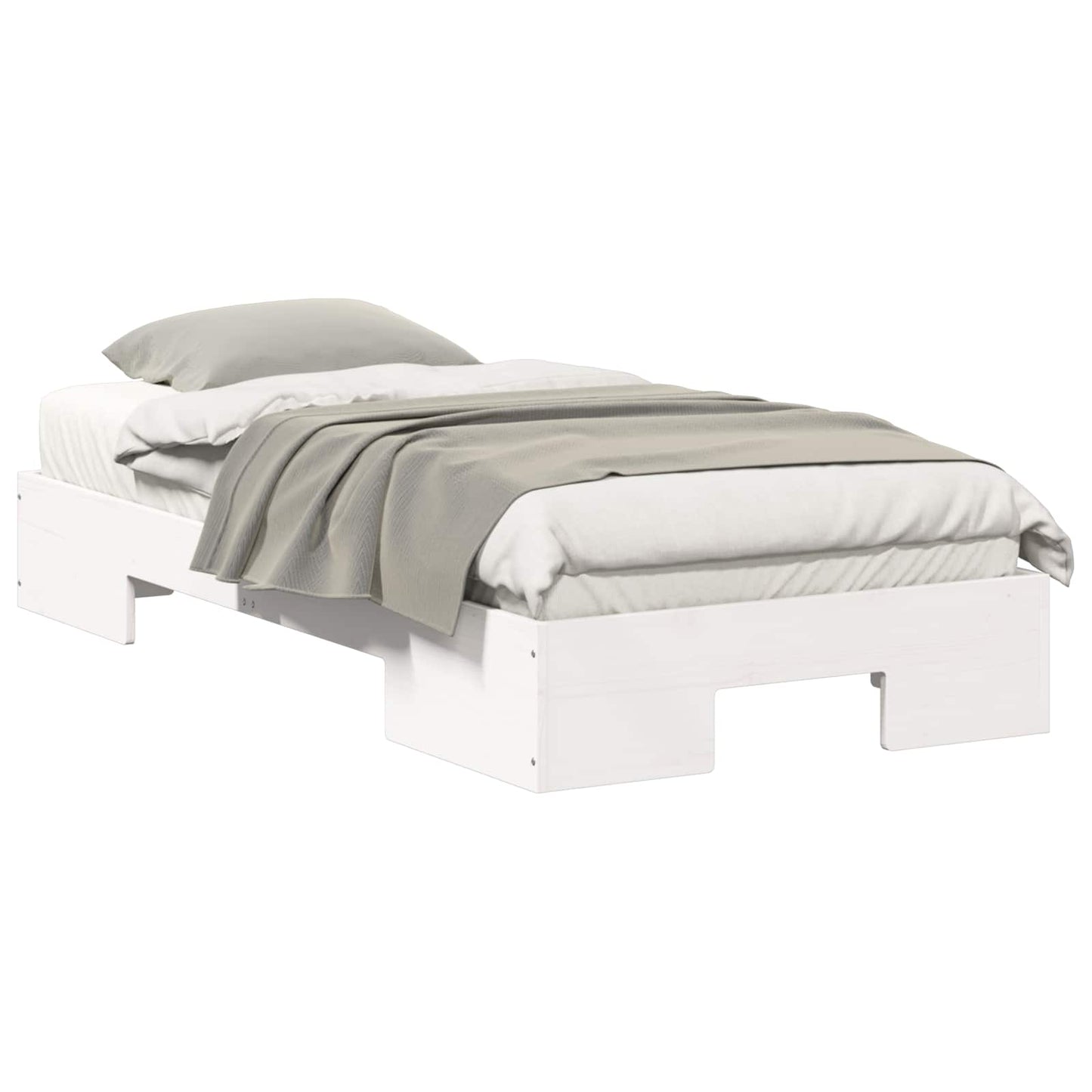 Struttura del letto Bianco 90 x 190 cm | homemem39