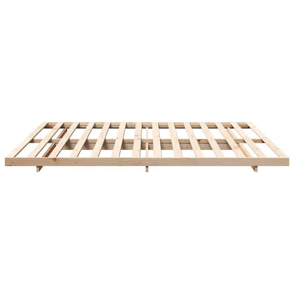 Struttura letto a terra Marrone 180 x 200 cm