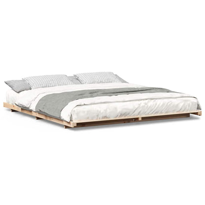 Struttura letto a terra Marrone 180 x 200 cm