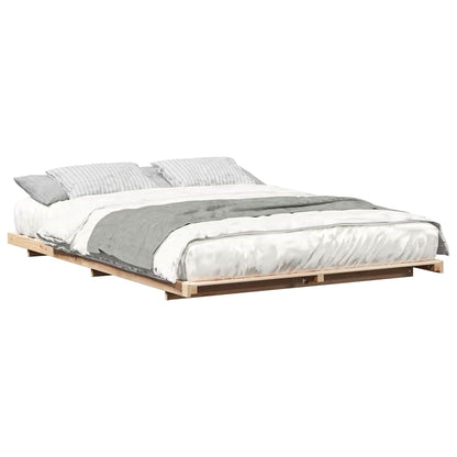 Struttura letto a terra Marrone 160 x 200 cm