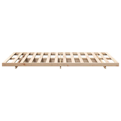Struttura letto a terra Marrone 140 x 190 cm