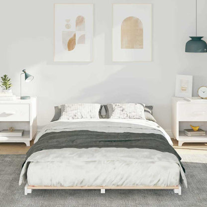 Struttura letto a terra Bianco 120 x190 cm