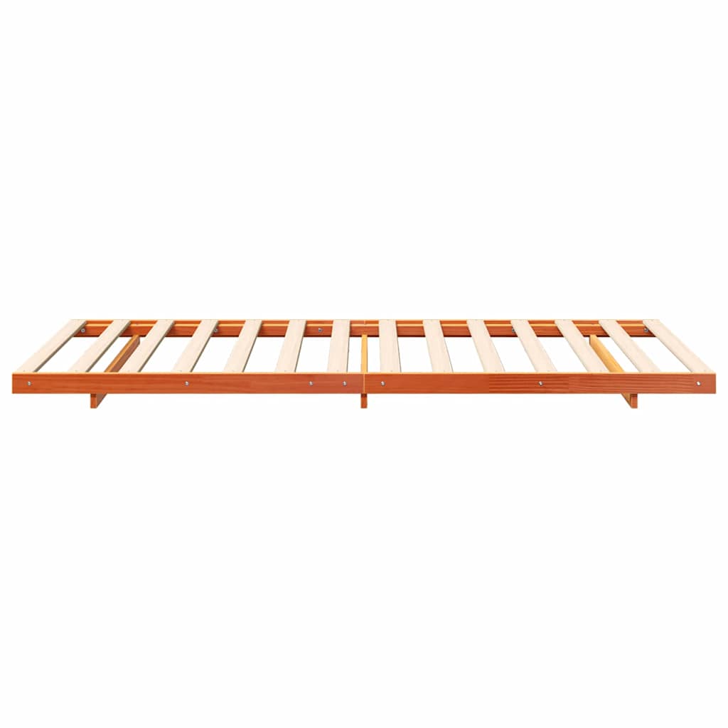 Struttura del letto Marrone cerato 100 x 210 cm Pino massello | homemem39