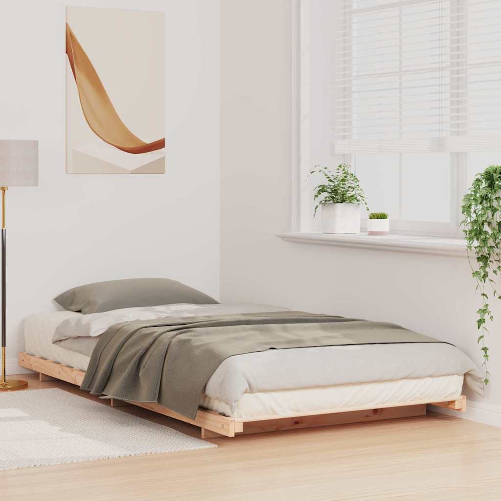Struttura del letto Marrone 80 x 220 cm Pino massello | homemem39