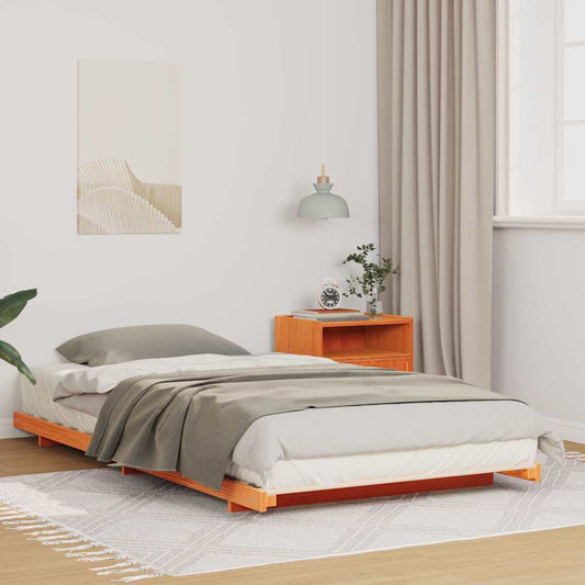 Struttura del letto Marrone cerato 80 x 220 cm Pino massello | homemem39