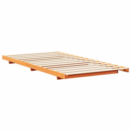 Struttura del letto Marrone cerato 80 x 220 cm Pino massello | homemem39