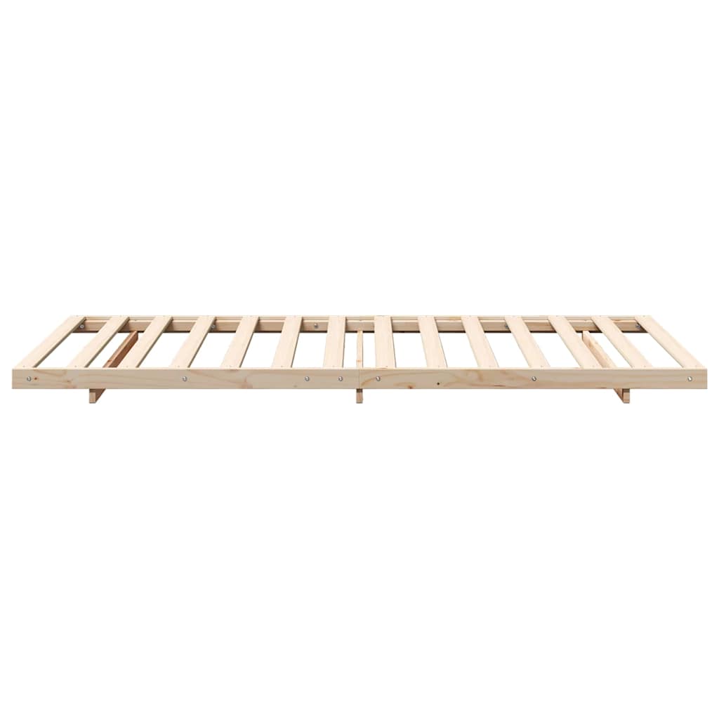 Struttura del letto Marrone 90 x 220 cm Pino massello | homemem39