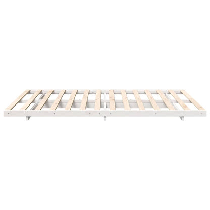 Struttura del letto Bianco 160 x 220 cm Pino massello | homemem39