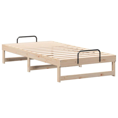 Struttura del letto Marrone 90 x 200 cm Pino massello | homemem39